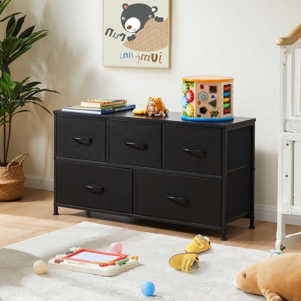 Vista Media 5-Drawer Dresser - Image 4