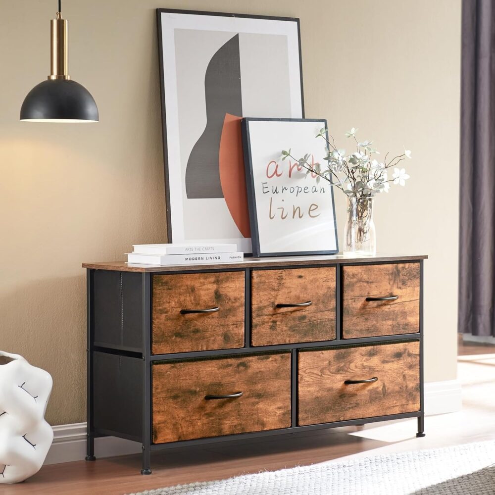 Vista Media 5-Drawer Dresser - Image 3