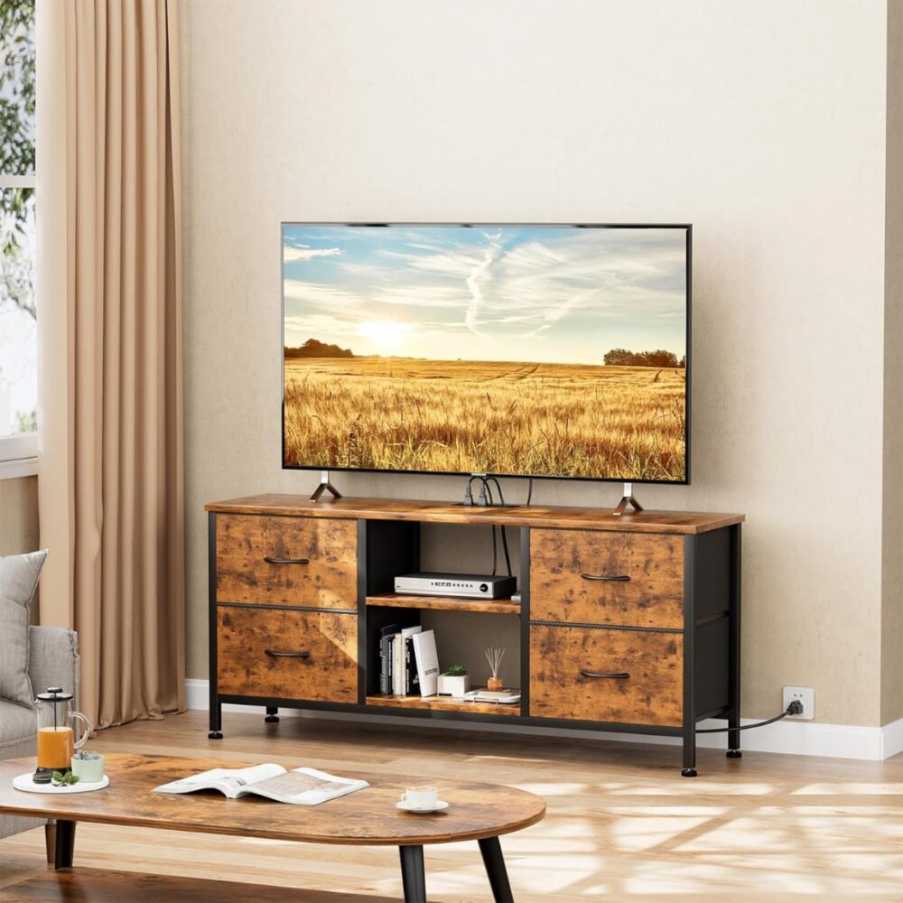 Monroe 4-Drawer TV Stand - Image 2