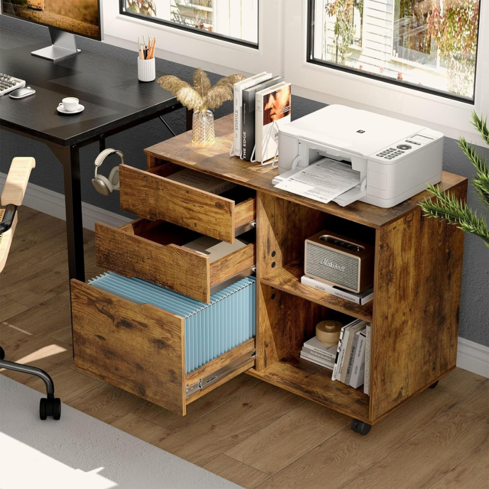 Apex 3-Drawer File Cabinet - Image 3