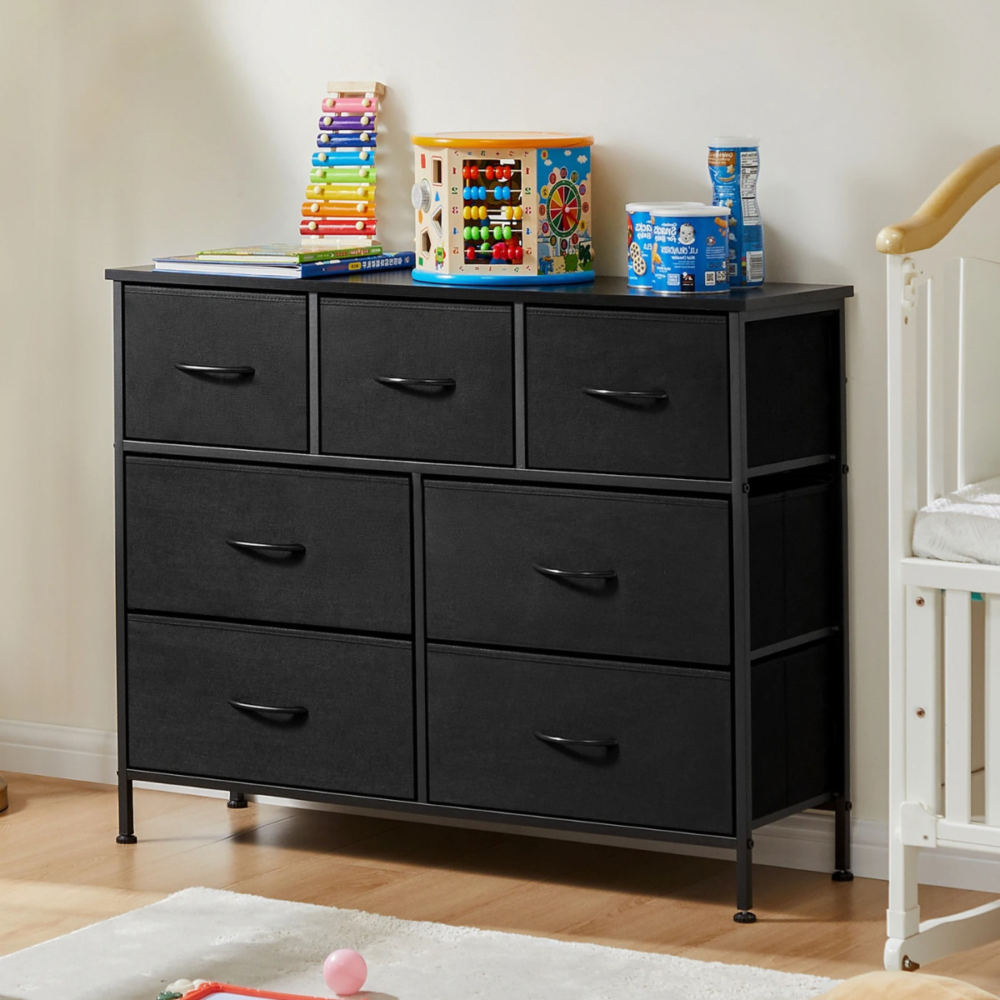 Cascade Fabric 7-Drawer Dresser - Image 2