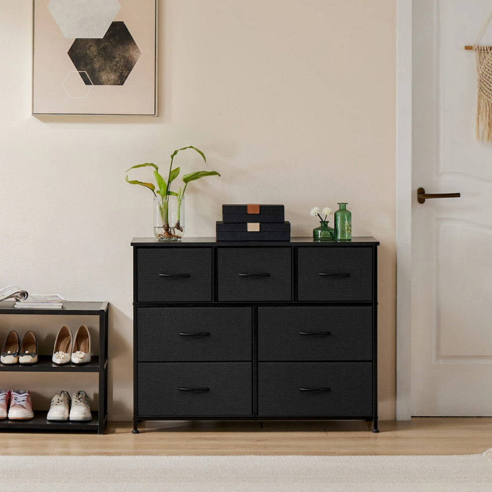 Cascade Fabric 7-Drawer Dresser - Image 3