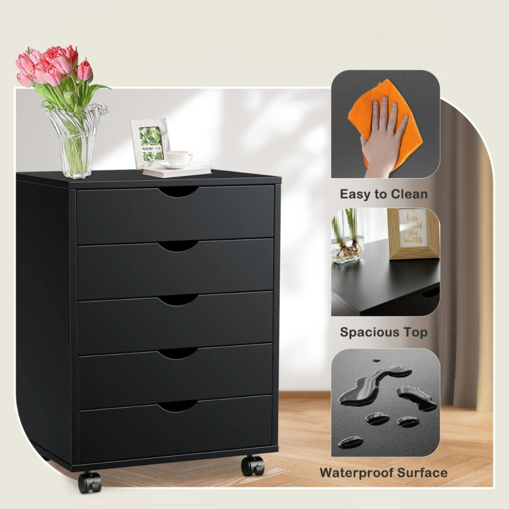 Elysian 5-Drawer Cabinet - Image 4