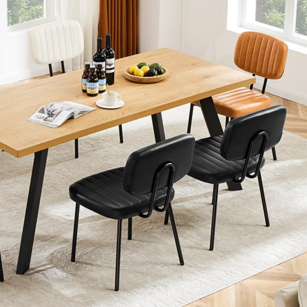 Serena Leather Dining Chairs - Image 2